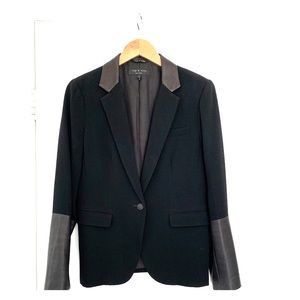 Rag and Bone Blazer with Leather- LAST CALL!